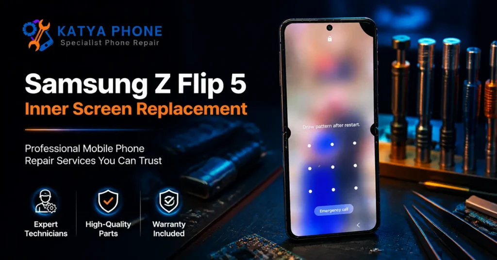Samsung Z Flip 5 inner screen replacement Caroline Springs