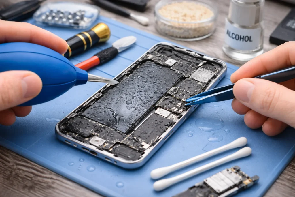 Smartphone water damage repair