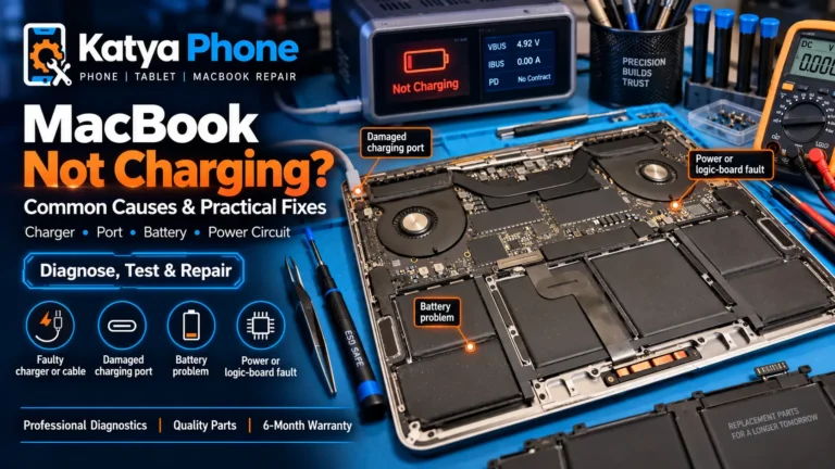 MacBook Not Charging? Causes & Fixes (Caroline Springs)